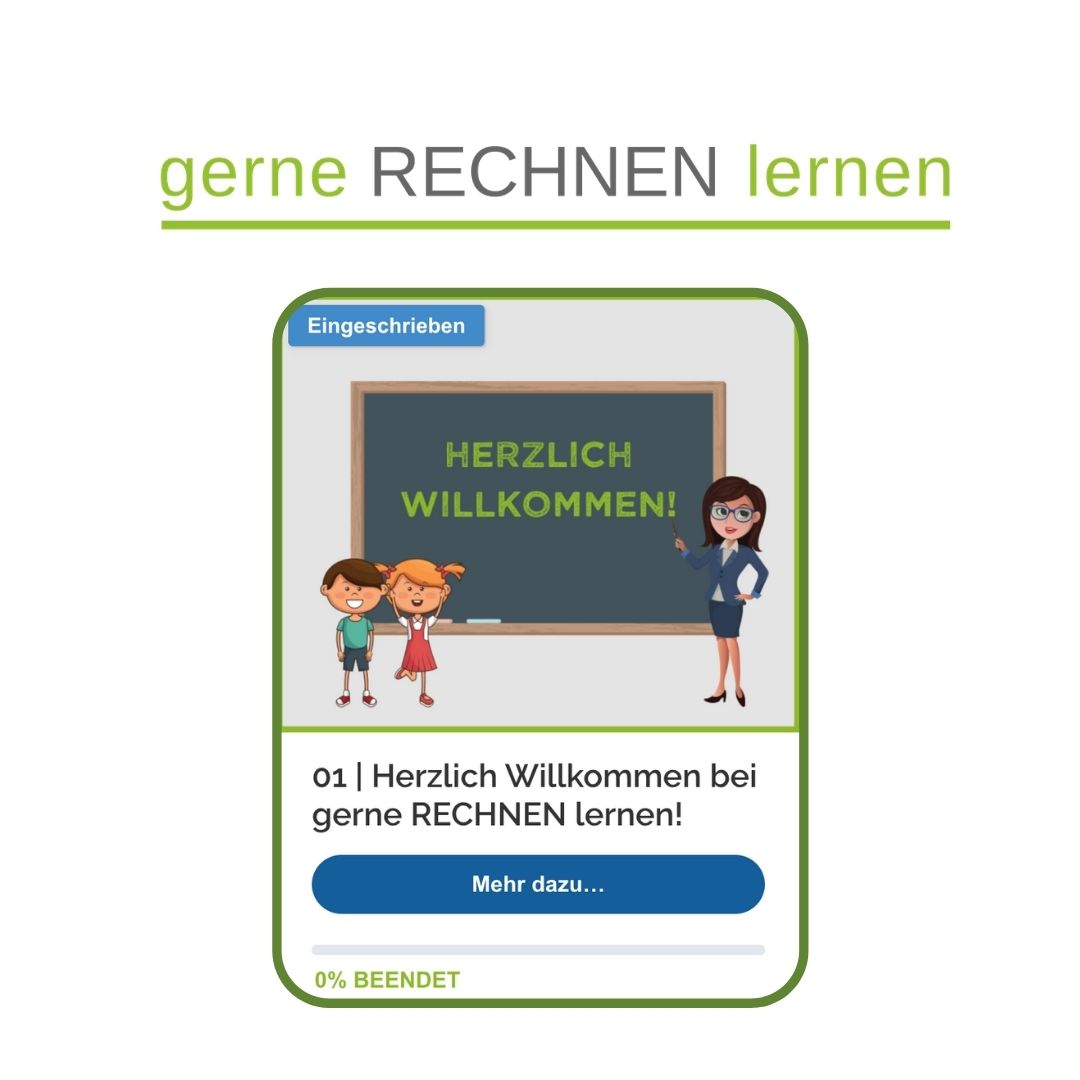 gerne RECHNEN lernen