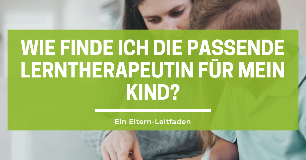 Lerntherapeutin finden