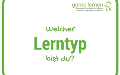 Zu welchem Lerntyp gehört Ihr Kind?