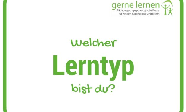 Zu welchem Lerntyp gehört Ihr Kind?