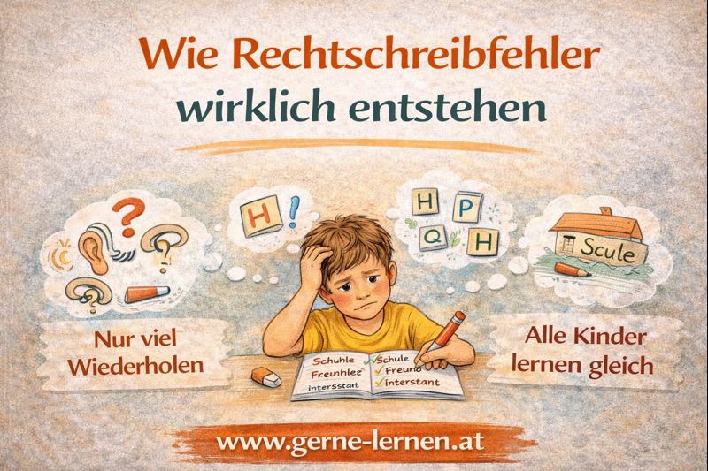Wie Rechtsschreibfehler entstehen